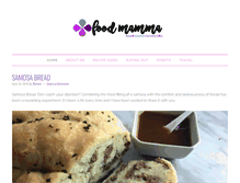 Tablet Screenshot of foodmamma.com